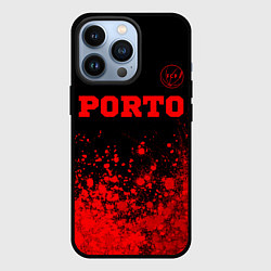 Чехол для iPhone 13 Pro Porto - red gradient посередине, цвет: 3D-черный