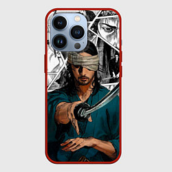 Чехол для iPhone 13 Pro Musashi Miyamoto, цвет: 3D-красный