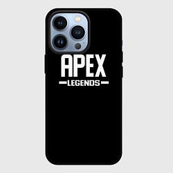 Чехол для iPhone 13 Pro Apex legends logo white, цвет: 3D-черный