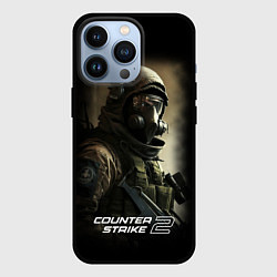 Чехол для iPhone 13 Pro Counter strike 2 спецназ, цвет: 3D-черный