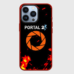 Чехол для iPhone 13 Pro Portal огненная лава, цвет: 3D-красный