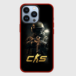 Чехол для iPhone 13 Pro CS counter terrorist, цвет: 3D-красный