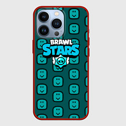 Чехол для iPhone 13 Pro Brawl stars mobile, цвет: 3D-красный