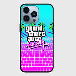 Чехол для iPhone 13 Pro Vice city tropic collection, цвет: 3D-черный