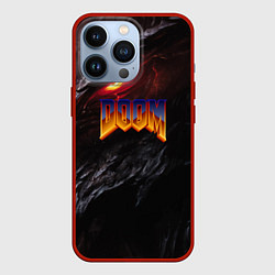 Чехол для iPhone 13 Pro Doom to hell, цвет: 3D-красный