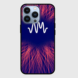 Чехол для iPhone 13 Pro Arctic Monkeys red energy, цвет: 3D-черный