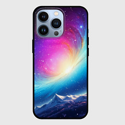 Чехол для iPhone 13 Pro Бескрайний космос, цвет: 3D-черный