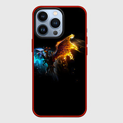 Чехол для iPhone 13 Pro Jakiro дота 2, цвет: 3D-красный