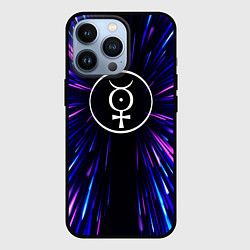 Чехол для iPhone 13 Pro Marilyn Manson neon energy, цвет: 3D-черный