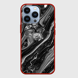 Чехол для iPhone 13 Pro Чернила, цвет: 3D-красный