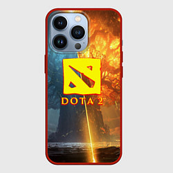 Чехол для iPhone 13 Pro DOTA 2 лес эльфов, цвет: 3D-красный