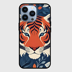 Чехол для iPhone 13 Pro Тигр яркие контрасты, цвет: 3D-черный
