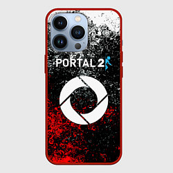 Чехол для iPhone 13 Pro Portal брызги красок, цвет: 3D-красный