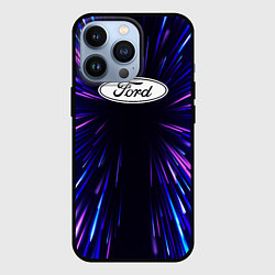 Чехол для iPhone 13 Pro Ford neon energy, цвет: 3D-черный