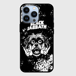 Чехол для iPhone 13 Pro Black Sabbath рок пес, цвет: 3D-черный