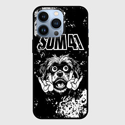 Чехол для iPhone 13 Pro Sum41 рок пес, цвет: 3D-черный