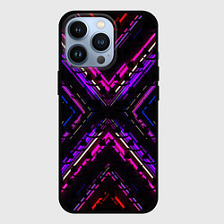 Чехол для iPhone 13 Pro Marshmello geometry neon, цвет: 3D-черный