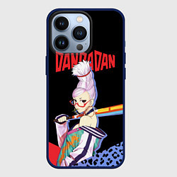 Чехол для iPhone 13 Pro Дандадан: Бабушка медиум, цвет: 3D-тёмно-синий