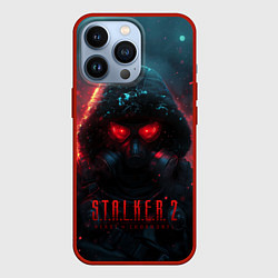 Чехол для iPhone 13 Pro Stalker 2 аномальная зона, цвет: 3D-красный