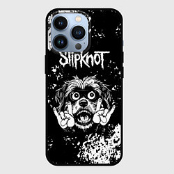 Чехол для iPhone 13 Pro Slipknot рок пес, цвет: 3D-черный