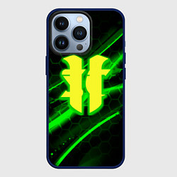Чехол для iPhone 13 Pro Starcraft 2 кислотные соты линии, цвет: 3D-тёмно-синий