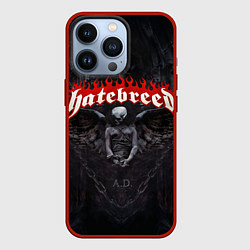 Чехол для iPhone 13 Pro Hatebreed hardcore, цвет: 3D-красный