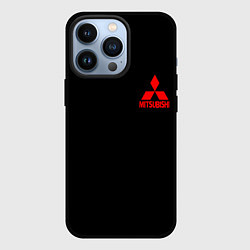 Чехол для iPhone 13 Pro Mitsubishi logo, цвет: 3D-черный