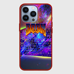 Чехол для iPhone 13 Pro Doom abstraction mars, цвет: 3D-красный