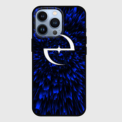 Чехол для iPhone 13 Pro Evanescence blue energy, цвет: 3D-черный