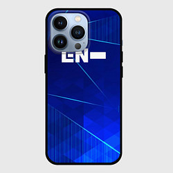 Чехол для iPhone 13 Pro Enhypen blue poly, цвет: 3D-черный