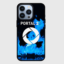 Чехол для iPhone 13 Pro Portal 2 blue flame, цвет: 3D-черный