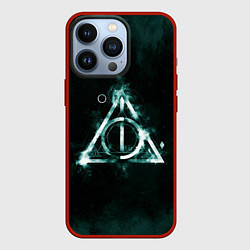 Чехол для iPhone 13 Pro Дары смерти, цвет: 3D-красный