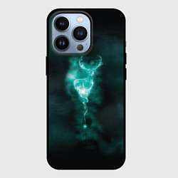 Чехол для iPhone 13 Pro  Patronus deer, цвет: 3D-черный