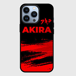 Чехол для iPhone 13 Pro Akira - red gradient посередине, цвет: 3D-черный