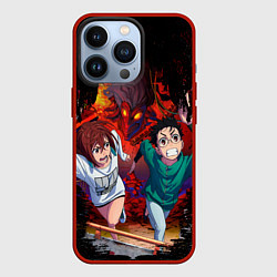 Чехол для iPhone 13 Pro Побег от турбо бабки, цвет: 3D-красный