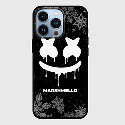 Чехол для iPhone 13 Pro Снежный Marshmello, цвет: 3D-черный