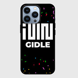 Чехол для iPhone 13 Pro Gidle конфети, цвет: 3D-черный