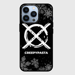 Чехол для iPhone 13 Pro Снежный CreepyPasta, цвет: 3D-черный