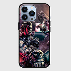 Чехол для iPhone 13 Pro Лобо, цвет: 3D-черный