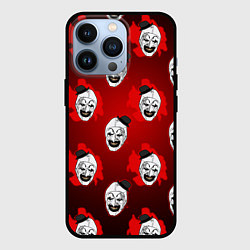Чехол для iPhone 13 Pro Funny clown Art in blood, цвет: 3D-черный