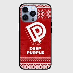 Чехол для iPhone 13 Pro Новогодний Deep Purple, цвет: 3D-черный