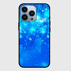 Чехол для iPhone 13 Pro Морозное свечение, цвет: 3D-черный