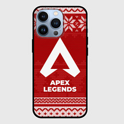 Чехол для iPhone 13 Pro Новогодний Apex Legends, цвет: 3D-черный