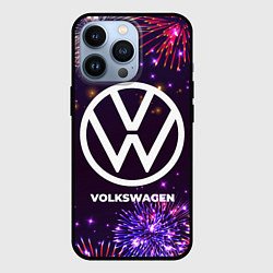 Чехол для iPhone 13 Pro Праздничный Volkswagen, цвет: 3D-черный