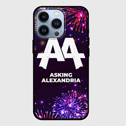 Чехол для iPhone 13 Pro Праздничный Asking Alexandria, цвет: 3D-черный