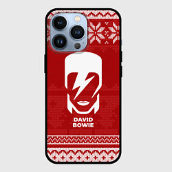 Чехол для iPhone 13 Pro Новогодний David Bowie, цвет: 3D-черный