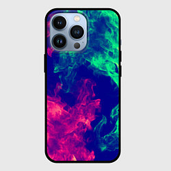 Чехол для iPhone 13 Pro Огненный стиль текстура, цвет: 3D-черный