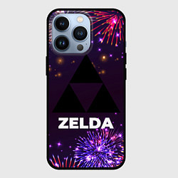 Чехол для iPhone 13 Pro Праздничный Zelda, цвет: 3D-черный