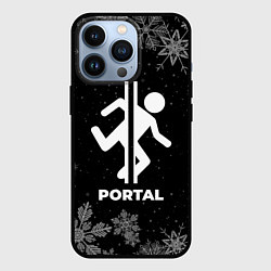 Чехол для iPhone 13 Pro Снежный Portal, цвет: 3D-черный