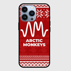 Чехол для iPhone 13 Pro Новогодний Arctic Monkeys, цвет: 3D-черный